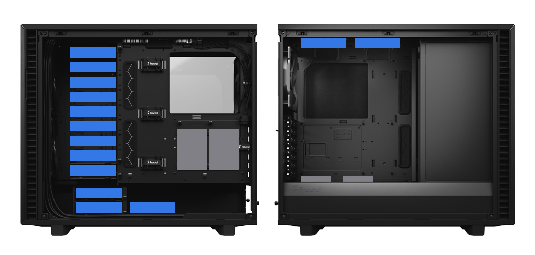 Fractal Design Define 7 Black Brushed Aluminum / Steel E-ATX